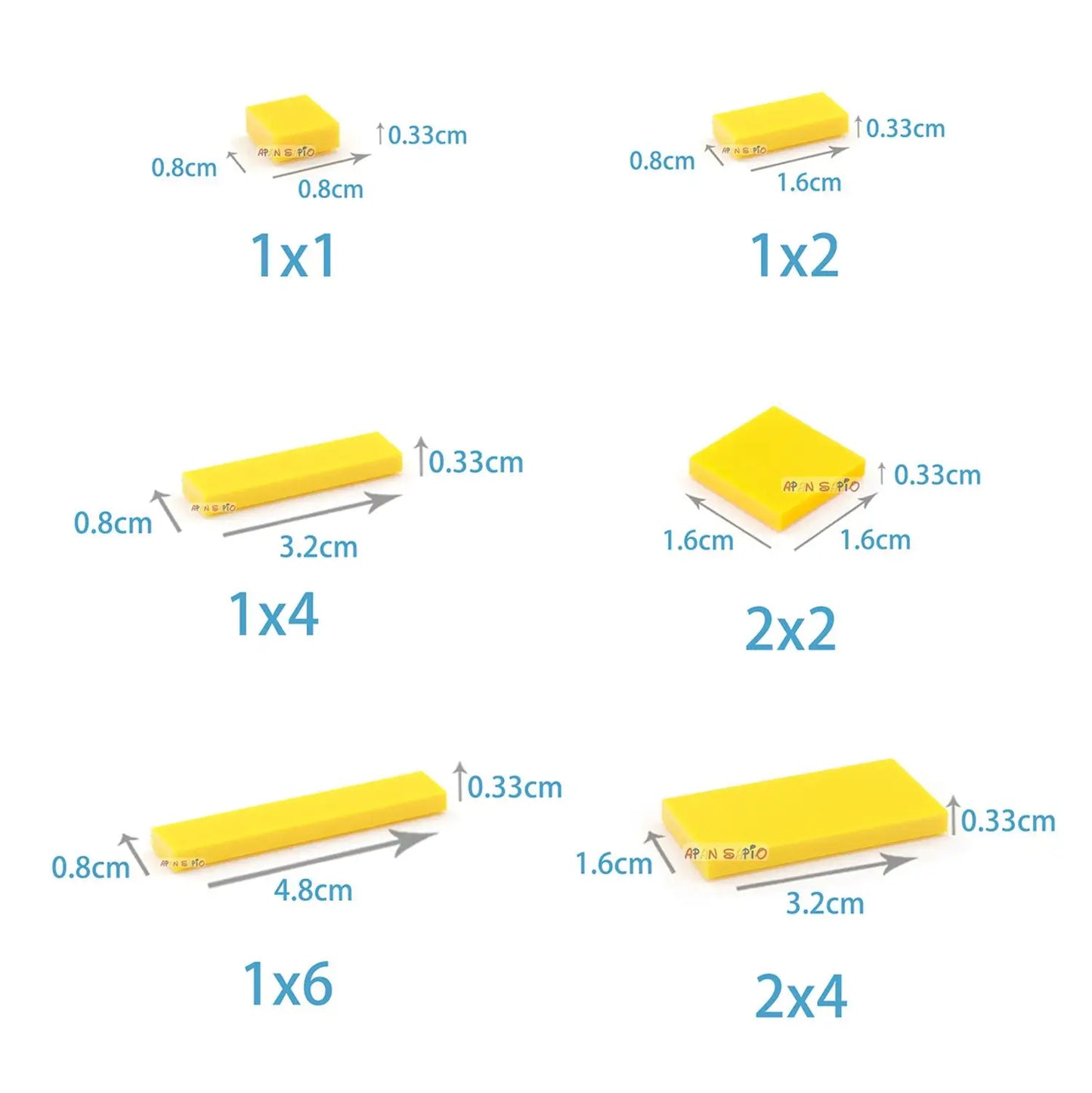 100pcs Tile 1x1 Round DIY Building Blocks Bricks 33Color Educational Creative Toys for Children Size Compatible With 98138