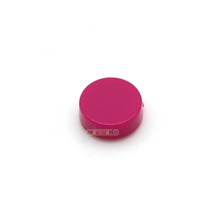100pcs Tile 1x1 Round DIY Building Blocks Bricks 33Color Educational Creative Toys for Children Size Compatible With 98138