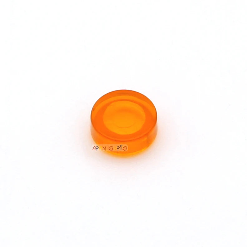 100pcs Tile 1x1 Round DIY Building Blocks Bricks 33Color Educational Creative Toys for Children Size Compatible With 98138