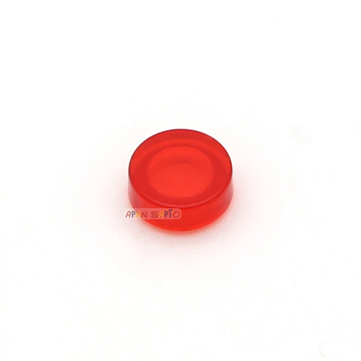 100pcs Tile 1x1 Round DIY Building Blocks Bricks 33Color Educational Creative Toys for Children Size Compatible With 98138
