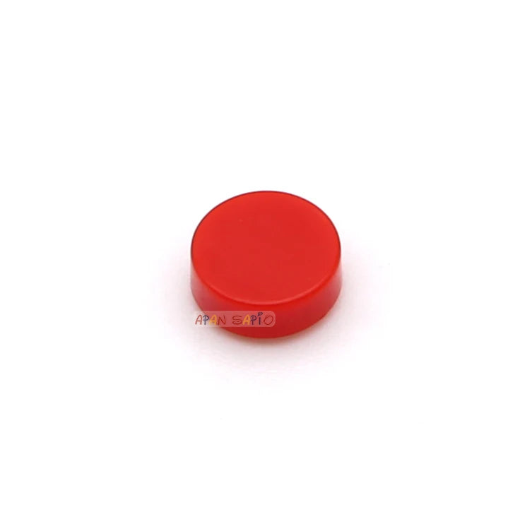 100pcs Tile 1x1 Round DIY Building Blocks Bricks 33Color Educational Creative Toys for Children Size Compatible With 98138