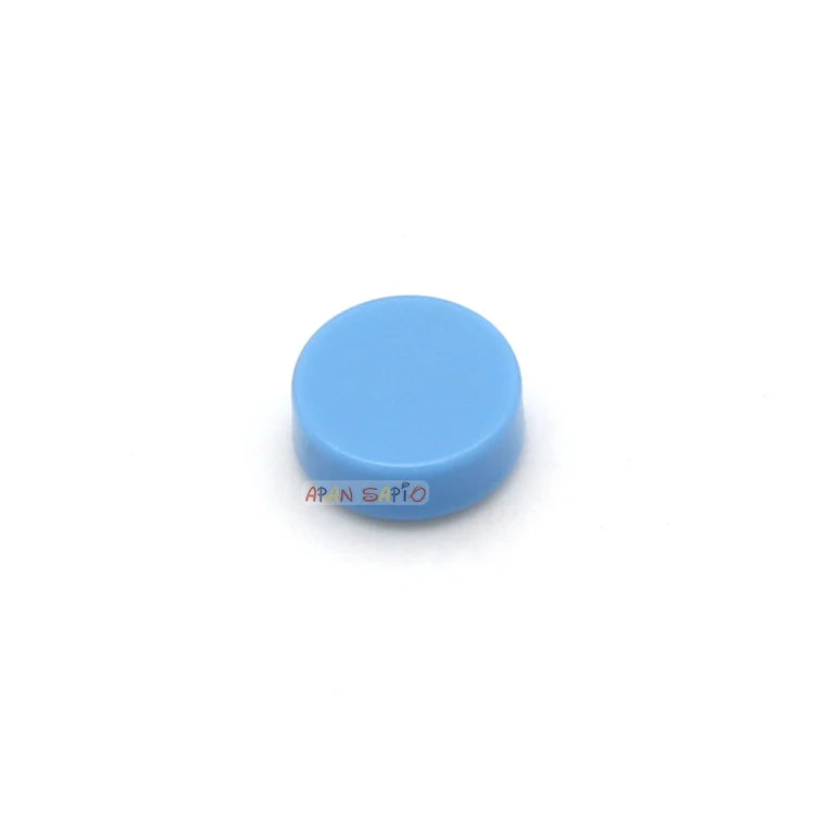 100pcs Tile 1x1 Round DIY Building Blocks Bricks 33Color Educational Creative Toys for Children Size Compatible With 98138