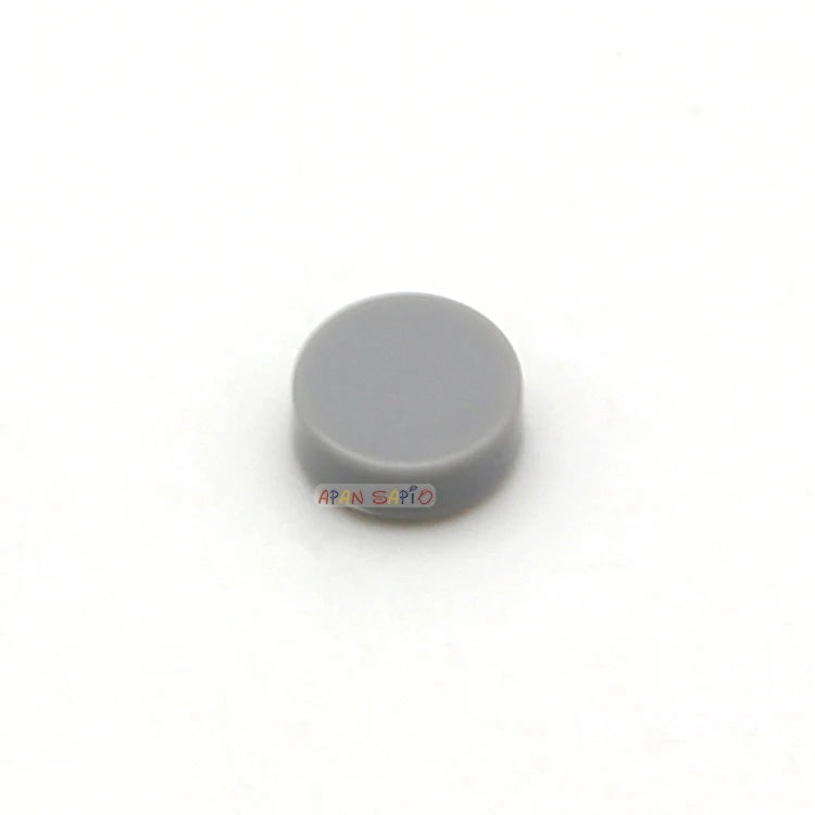 100pcs Tile 1x1 Round DIY Building Blocks Bricks 33Color Educational Creative Toys for Children Size Compatible With 98138