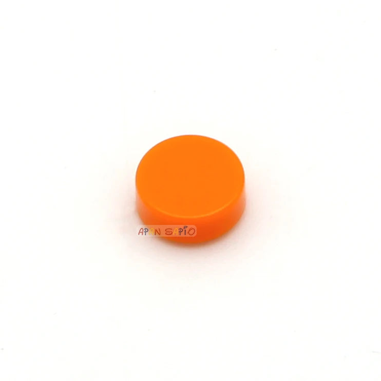 100pcs Tile 1x1 Round DIY Building Blocks Bricks 33Color Educational Creative Toys for Children Size Compatible With 98138