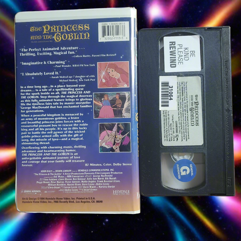 The Princess and the Goblin VHS
