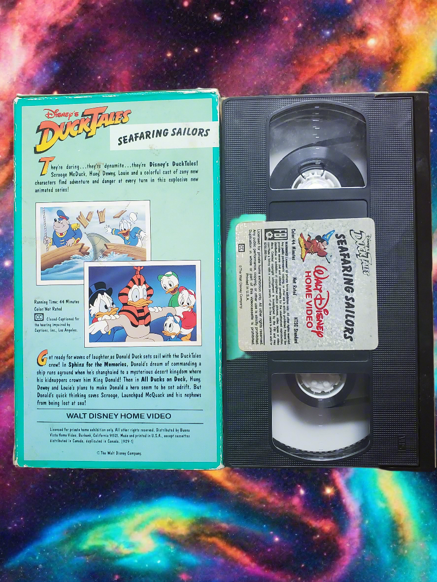 DuckTales Seafaring Sailors VHS