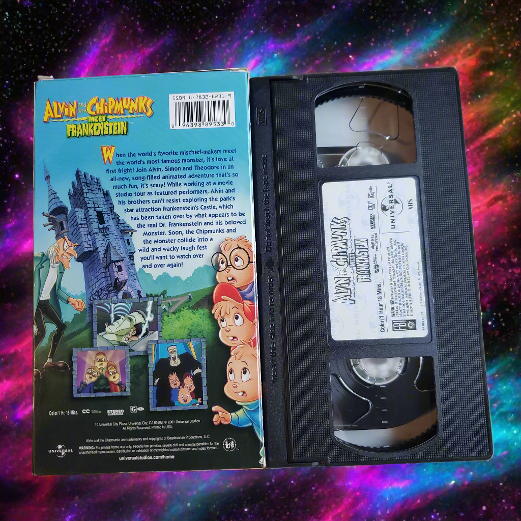 Alvin and the Chipmunks Meet Frankenstein VHS