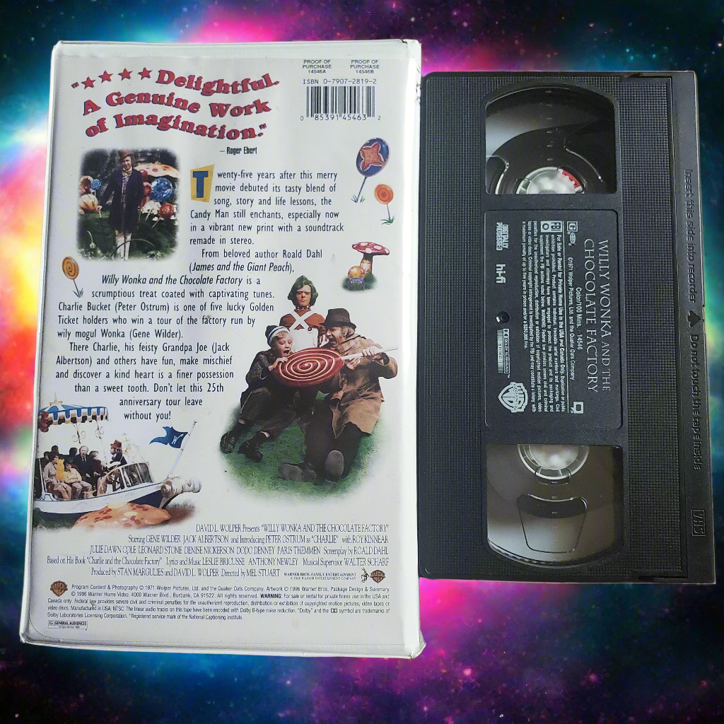 Willy Wonka and the Chocolate Factory VHS