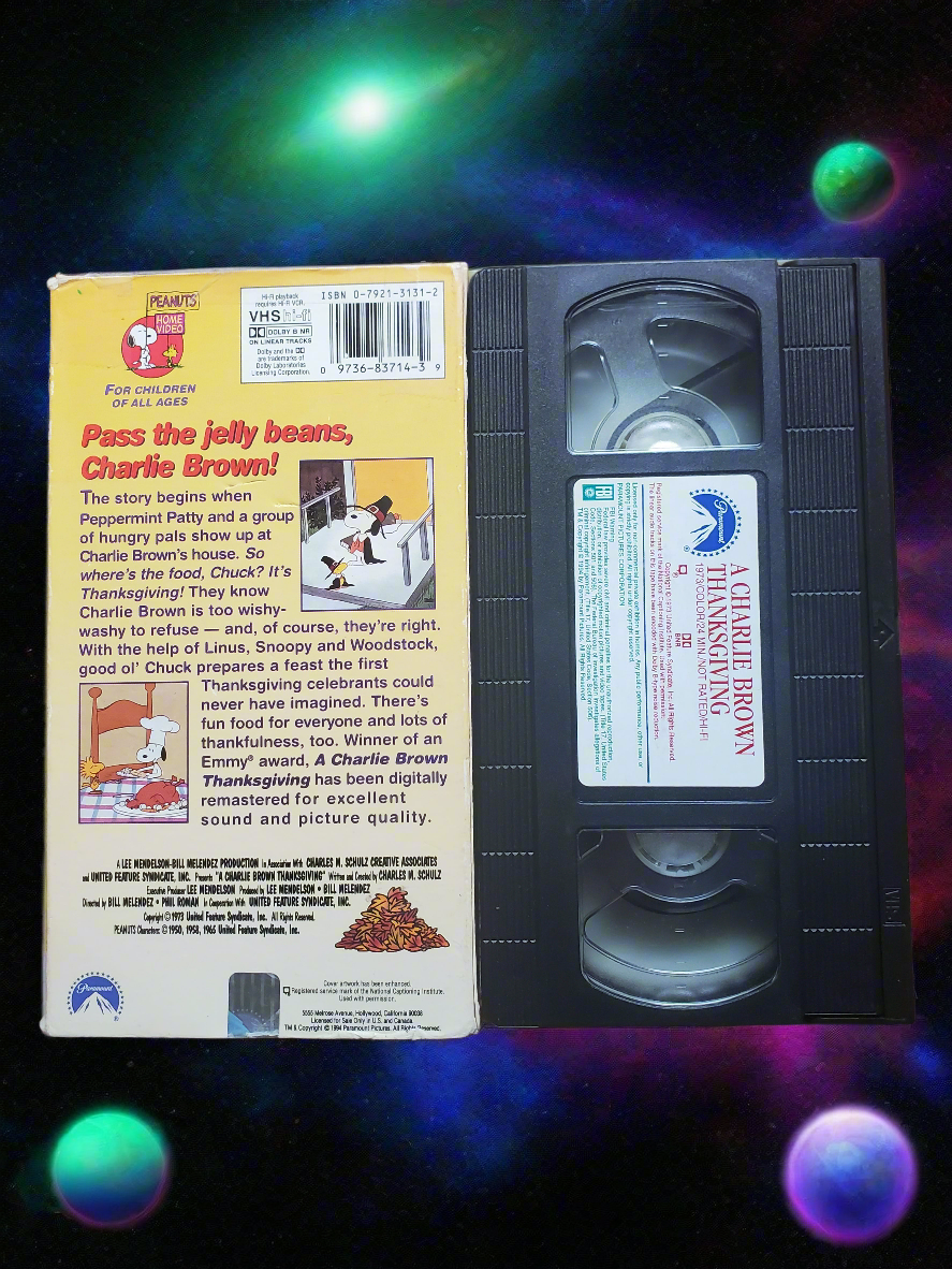 A Charlie Brown Thanksgiving VHS