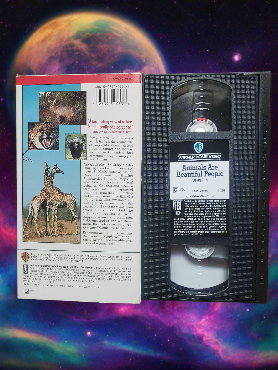 Animals are Beautiful People VHS