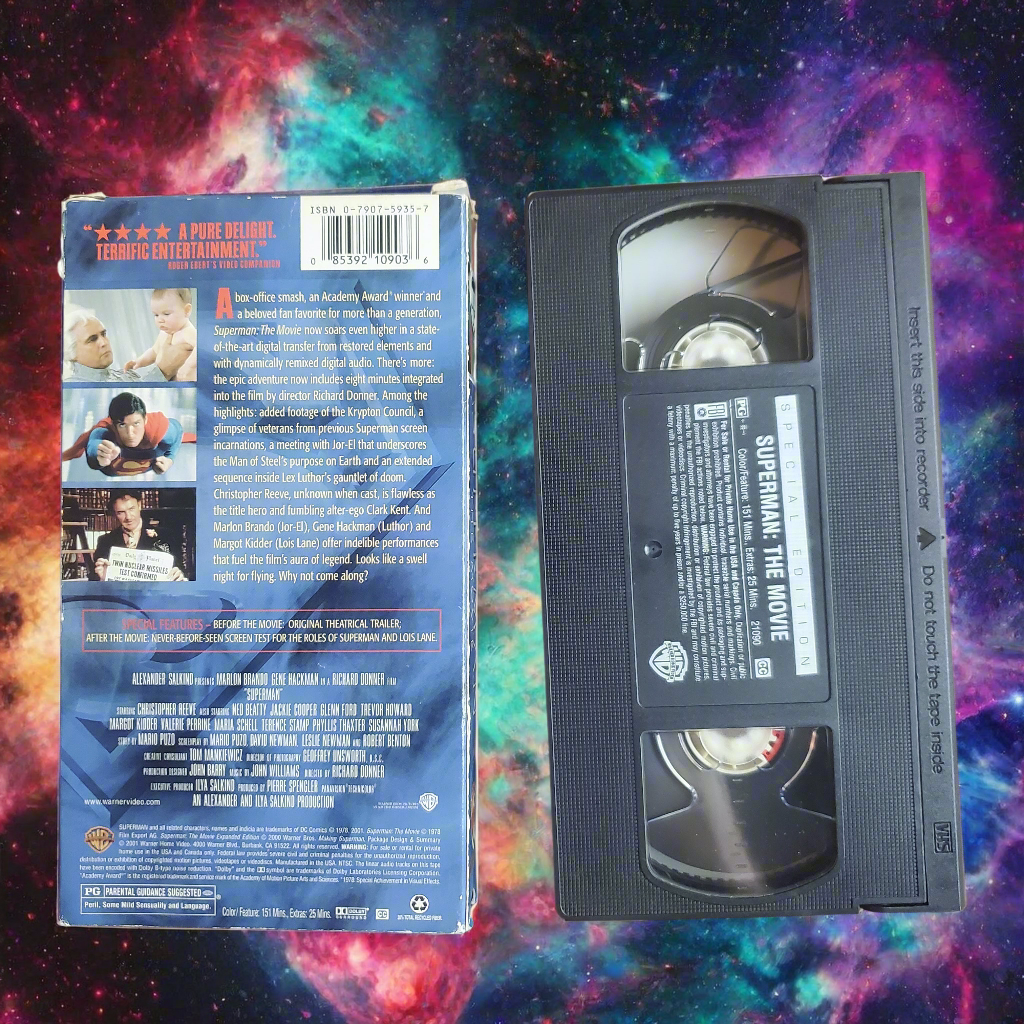 Superman The Movie VHS