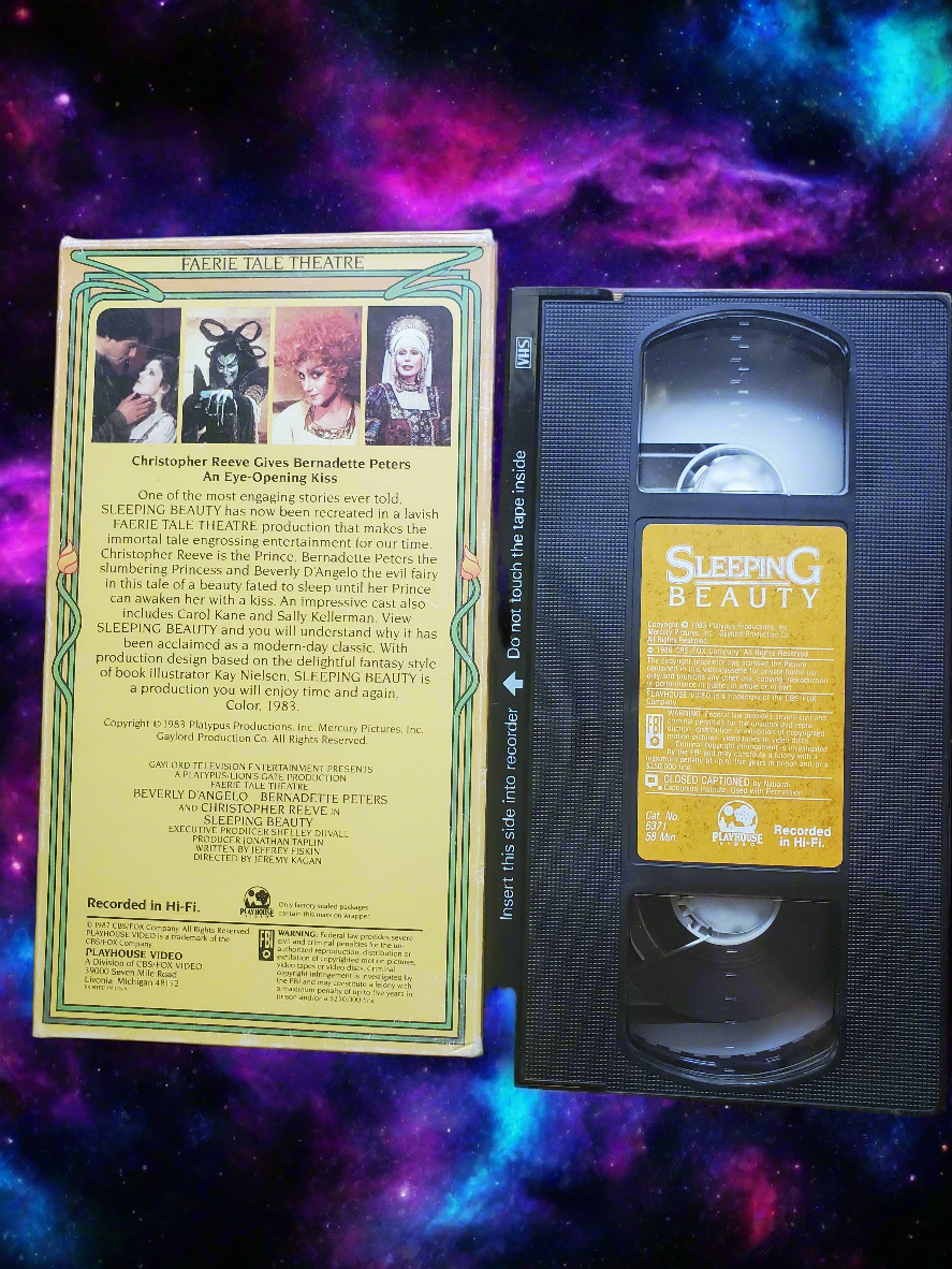 Faerie Tale Theater Sleeping Beauty VHS
