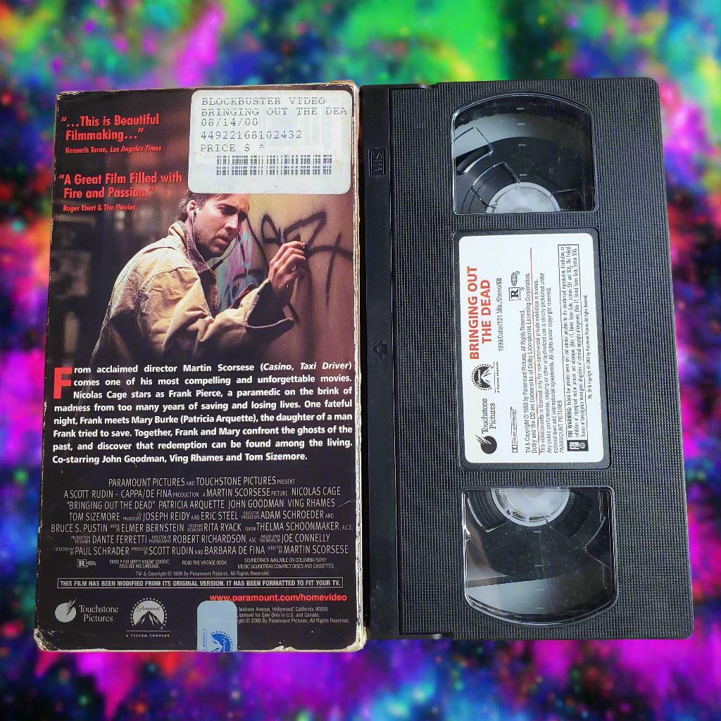 Bringing Out The Dead VHS