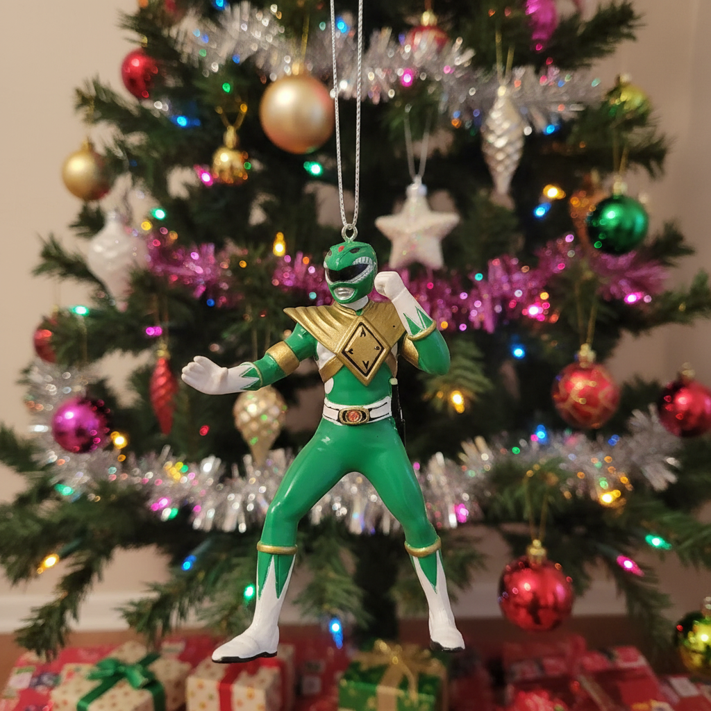 Green Ranger Christmas Tree Ornament 2017