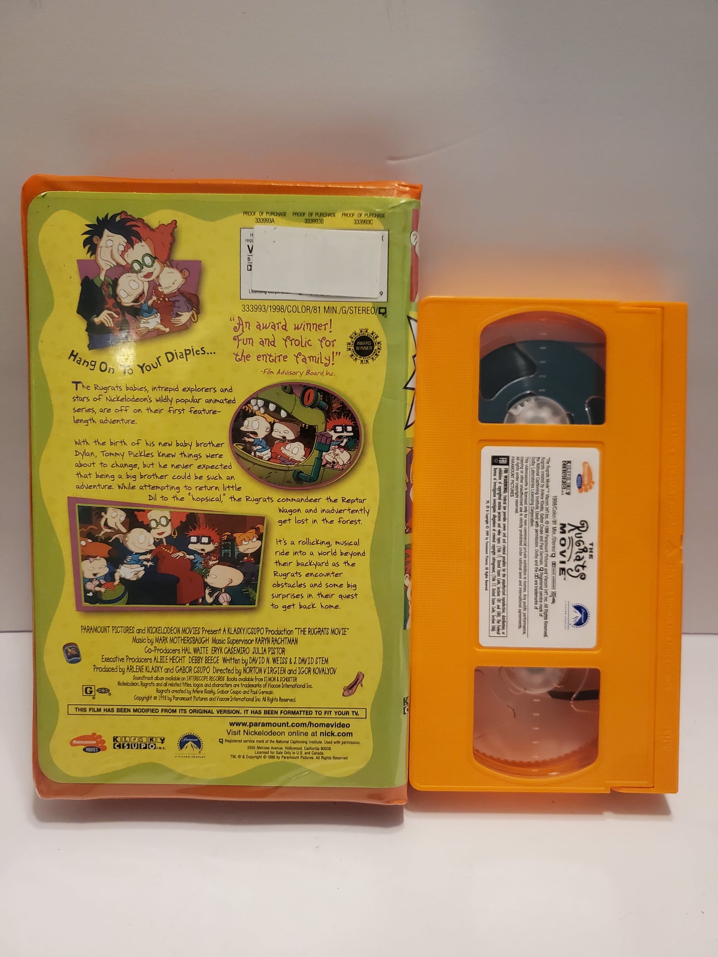 Rugrats The Movie VHS