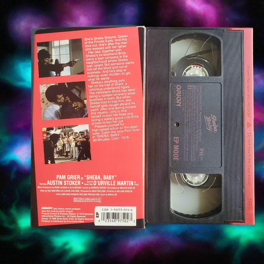 Pam Grier In Sheba Baby VHS