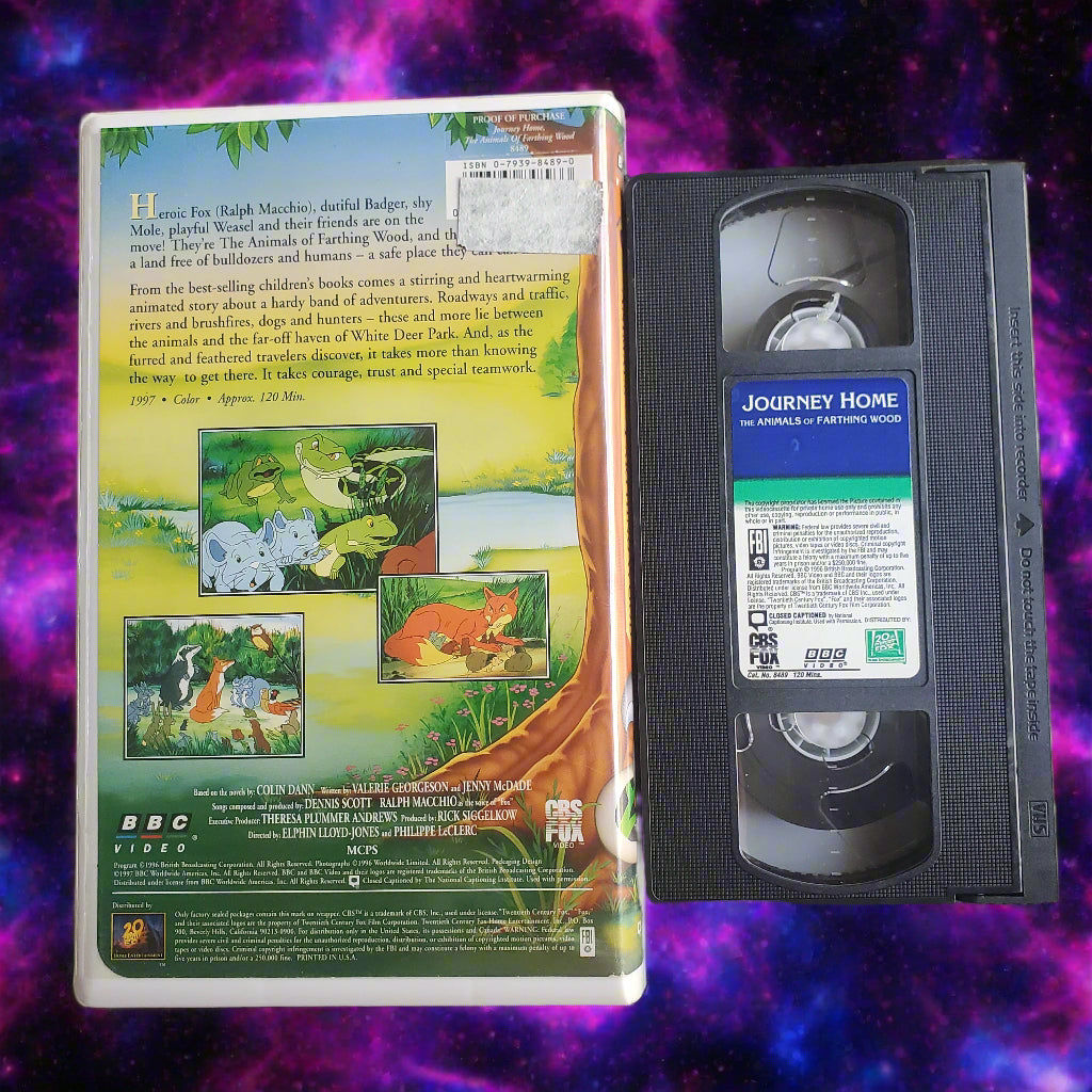 Journey Home the Animals of Farthing Wood VHS