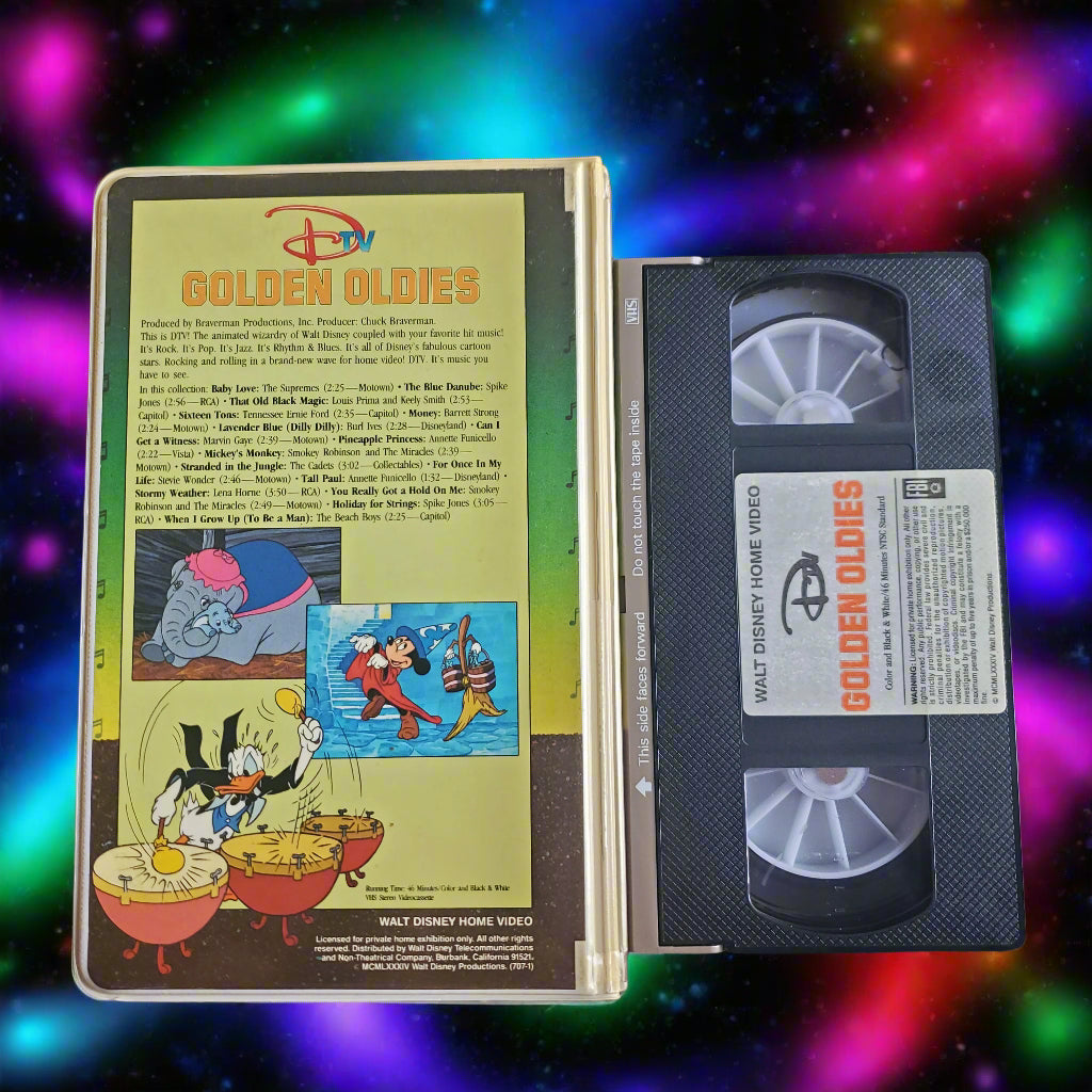Disney DTV Golden Oldies VHS