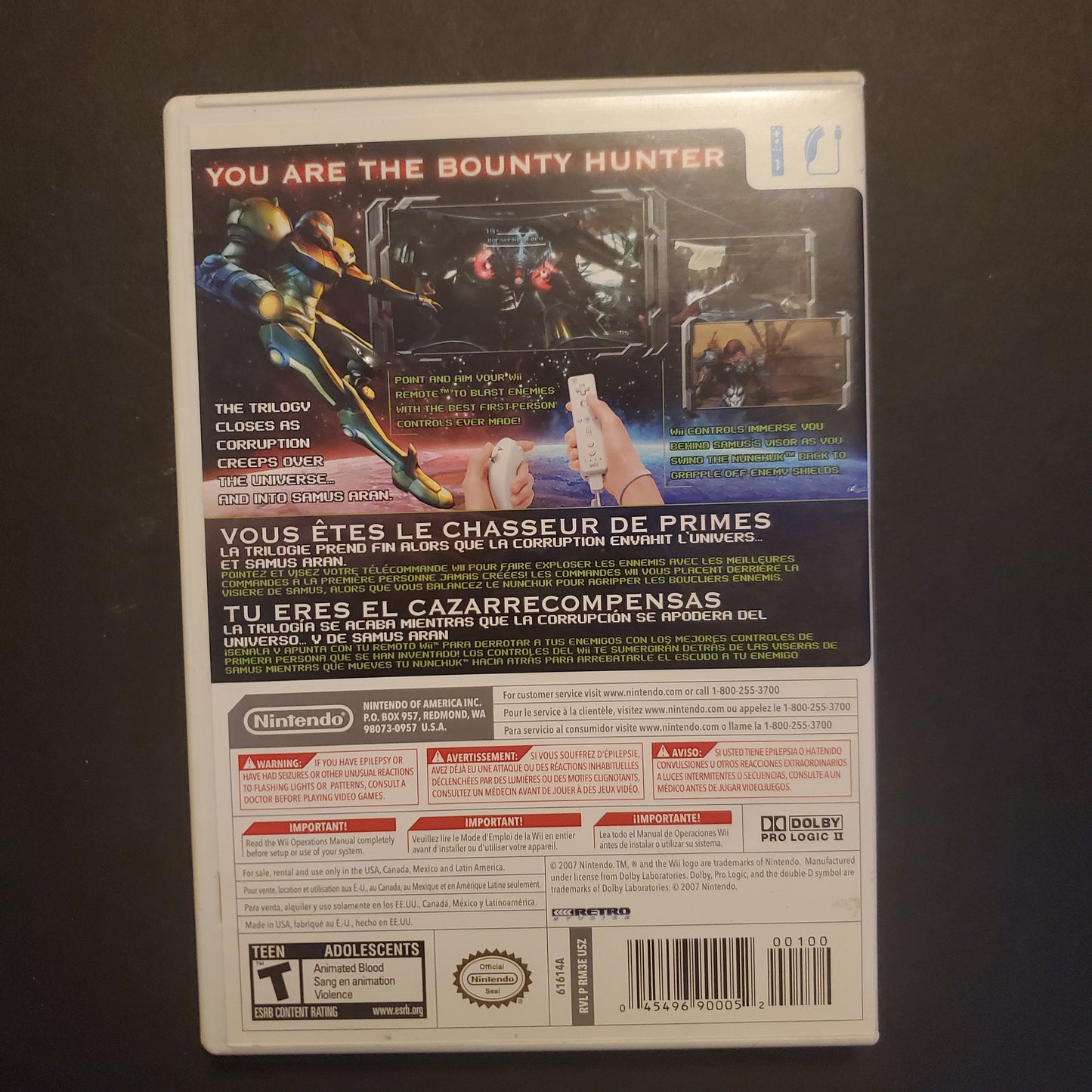 Metroid Prime 3 Corruption for Nintendo Wii