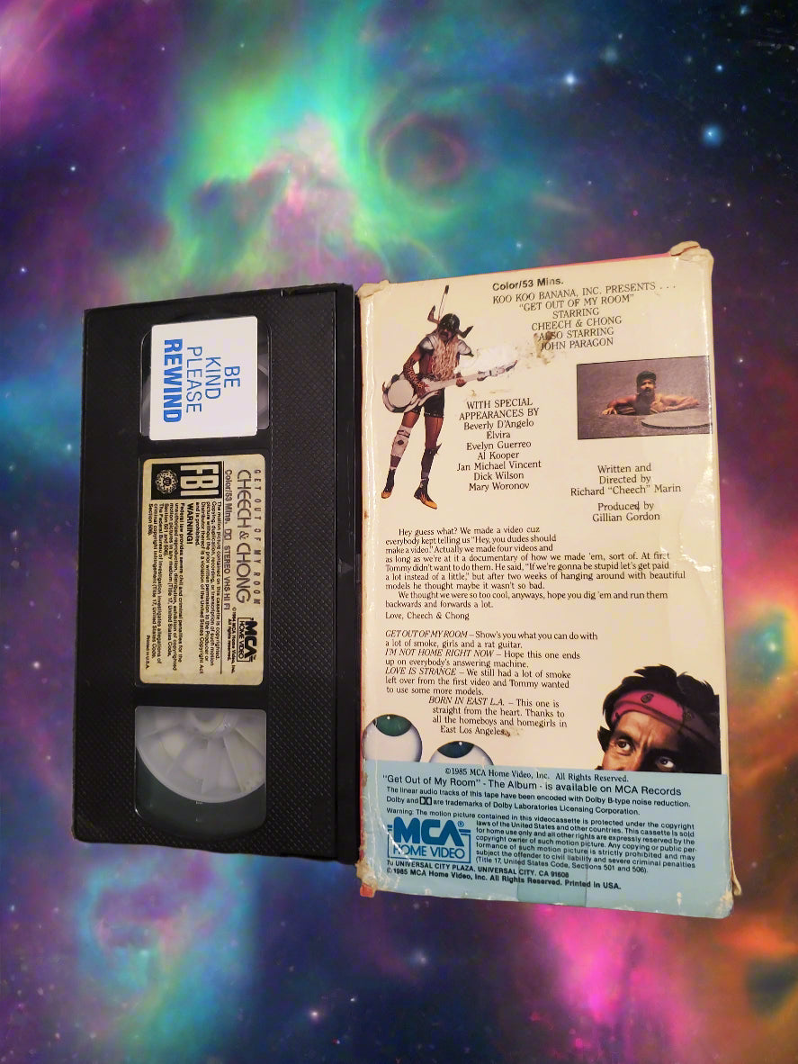 Cheech and Chong Get Out Of My Room VHS