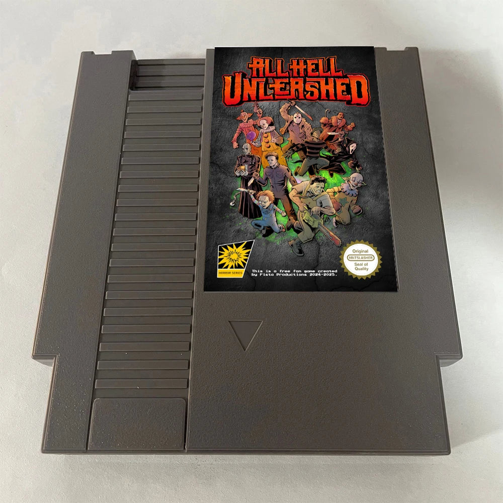 All Hell Unleashed - A Brand NEW NES Game Cartridge NTSC/PAL Version For Nintendo NES Console | ENG