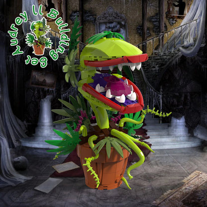 Little Shop of Horrors Audrey 2 Piranha Plant Building Blocks Compatible with Lego 327 Pcs