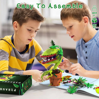 Little Shop of Horrors Audrey 2 Piranha Plant Building Blocks Compatible with Lego 327 Pcs