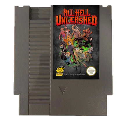 All Hell Unleashed - A Brand NEW NES Game Cartridge NTSC/PAL Version For Nintendo NES Console | ENG