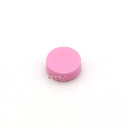 100pcs Tile 1x1 Round DIY Building Blocks Bricks  33Color Educational Creative Toys for Children Size Compatible With 98138