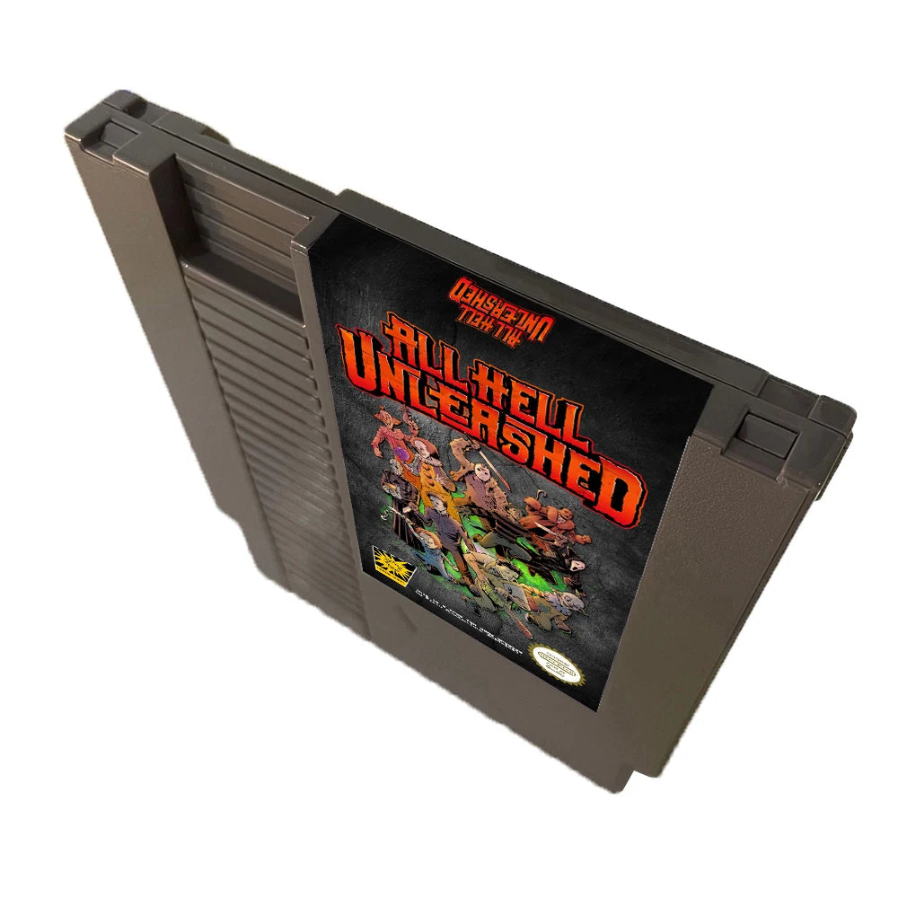 All Hell Unleashed - A Brand NEW NES Game Cartridge NTSC/PAL Version For Nintendo NES Console | ENG