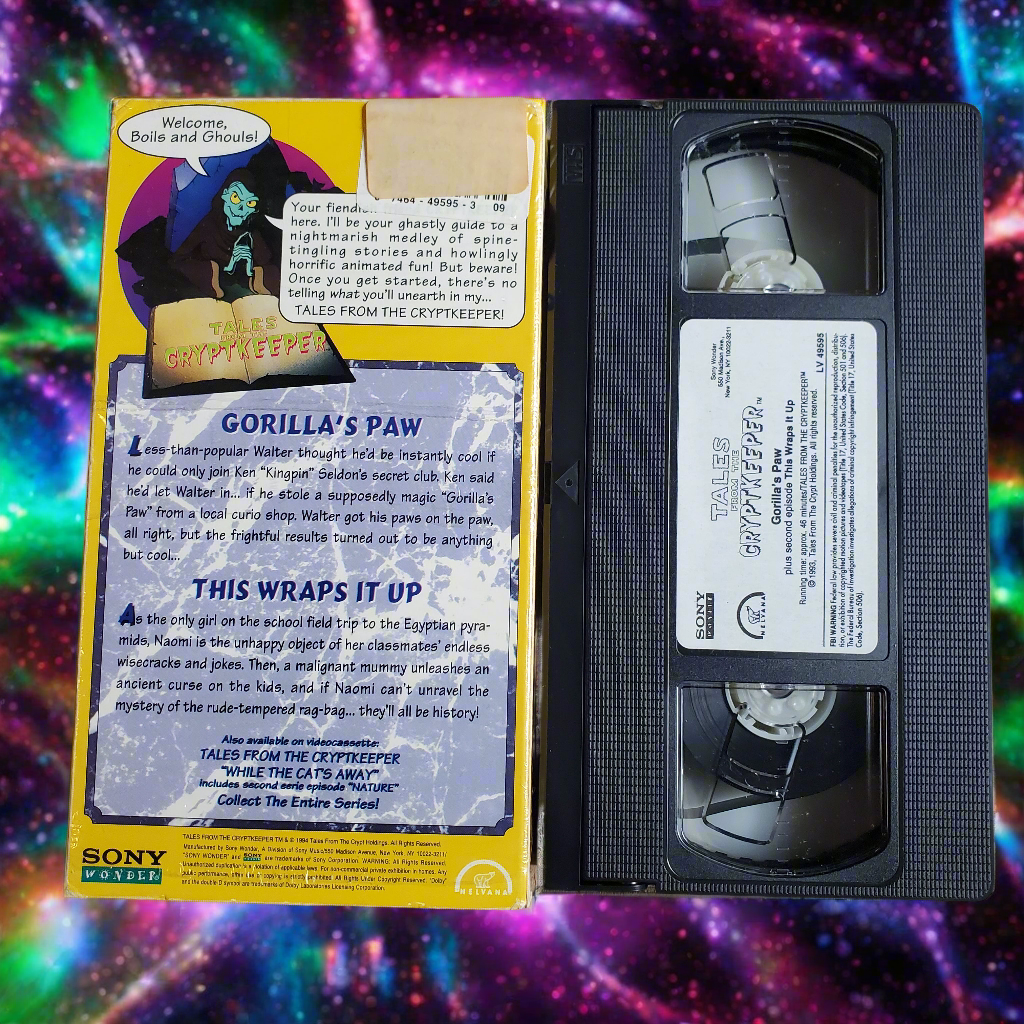 Tales From The Cryptkeeper Gorilla's Paw VHS