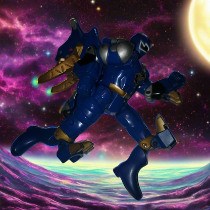 Power Rangers Dino Thunder Blue Ranger 6.5 inch Action Figure 2003