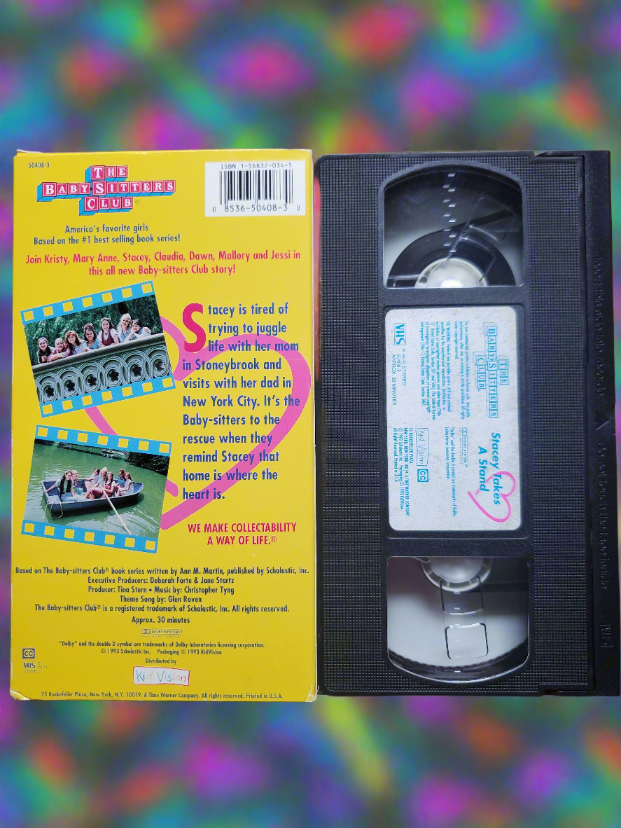 The Babysitters Club Stacy Takes a Stand VHS