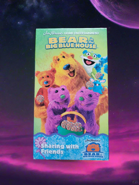 Bear in the Big Blue House Sharing with Friends VHS