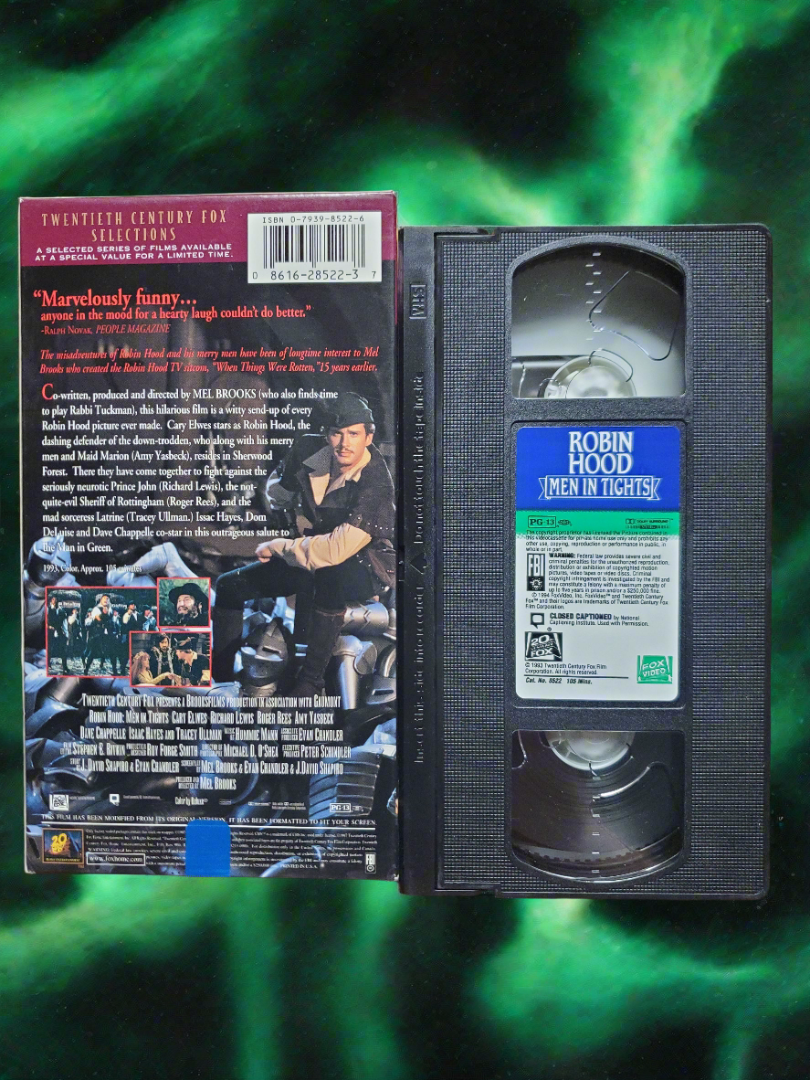 Robin Hood Men in Tights VHS