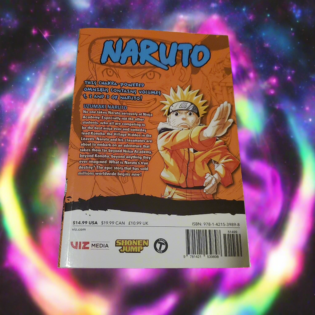Naruto 3-in-1 Volumes 1-2-3