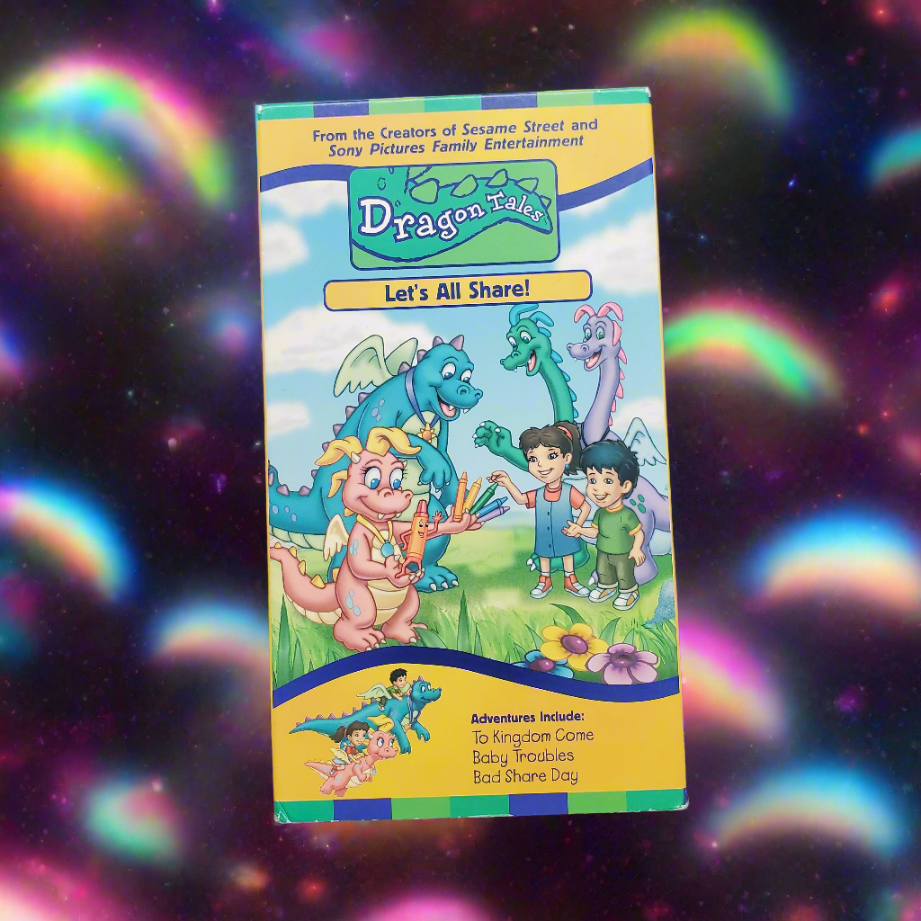 Dragon Tails Let's All Share VHS