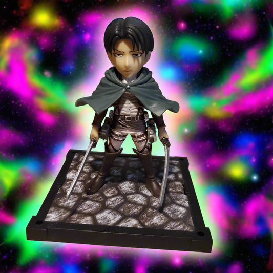 Bandai Attack On Titan Chibi Levi Ackerman 3.5 inch Figure 2015