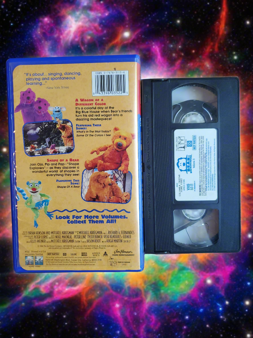 Bear in the Big Blue House Volume 5 VHS
