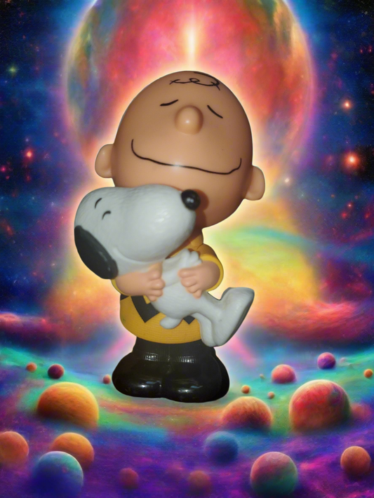 The Peanut Movie McDonald's Charlie  Brown and Snoopy 4 inch Bobble Toy 2015