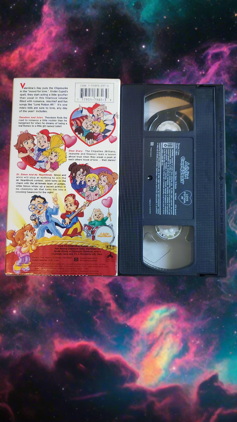 Alvin and the Chipmunks Love Potion #9 VHS