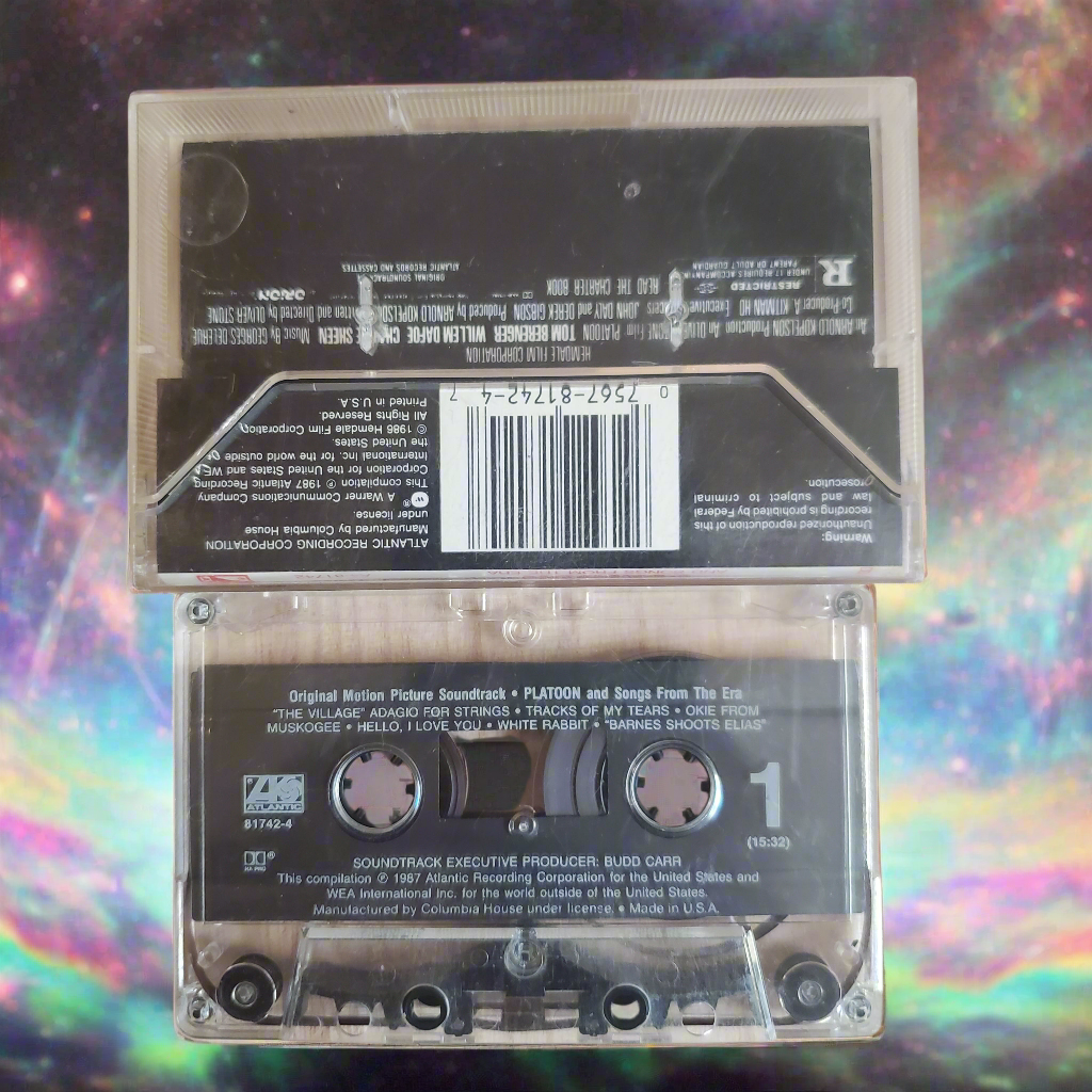 Platoon Soundtrack Cassette
