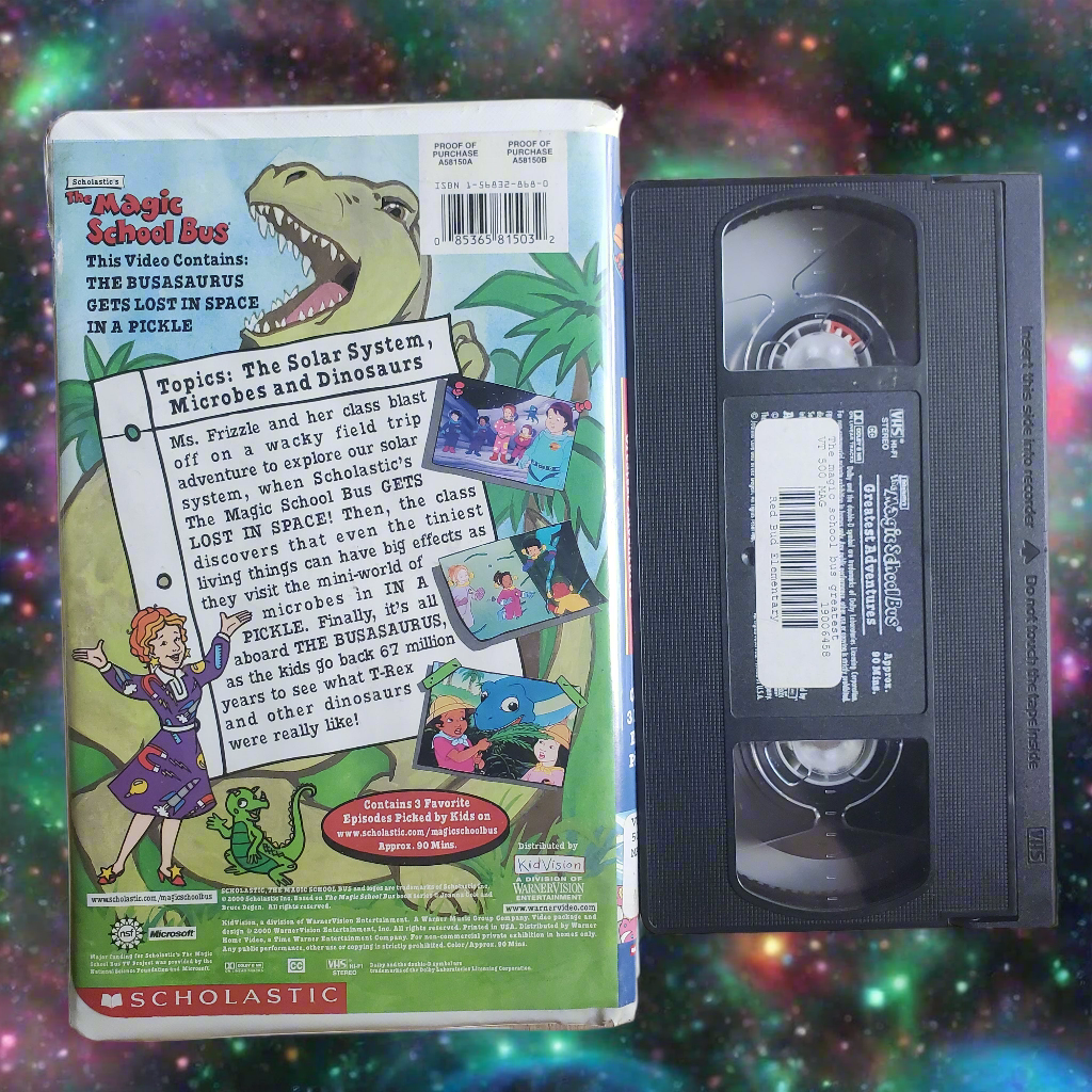 Magic School Bus Greatest Adventures VHS