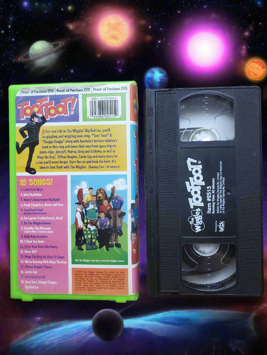 The Wiggles Toot Toot! VHS