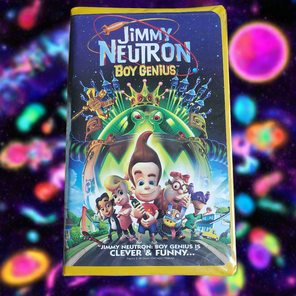 Jimmy Neutron Boy Genius VHS