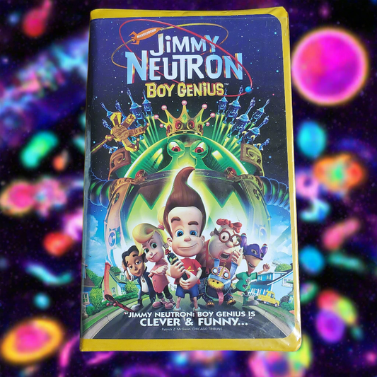 Jimmy Neutron Boy Genius VHS