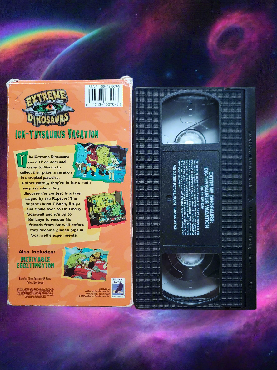 Extreme Dinosaurs Ick-Thysaurus Vacation VHS