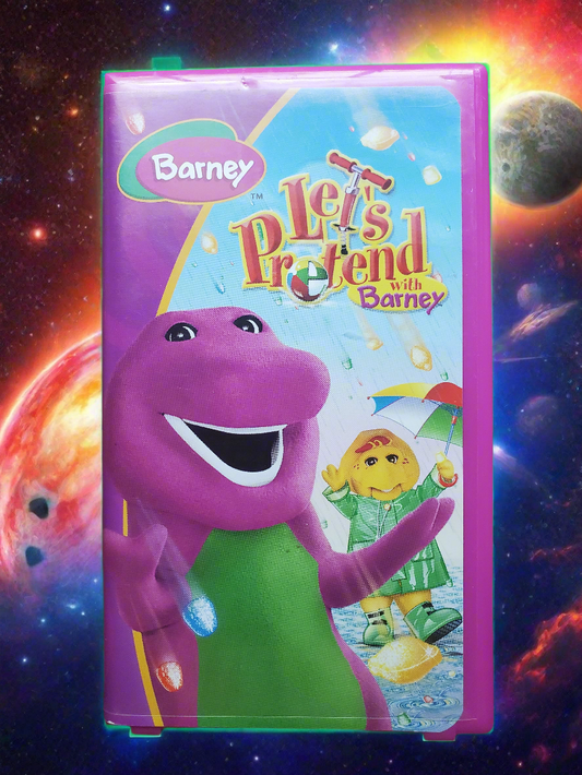 Barney Let's Pretend with Barney VHS