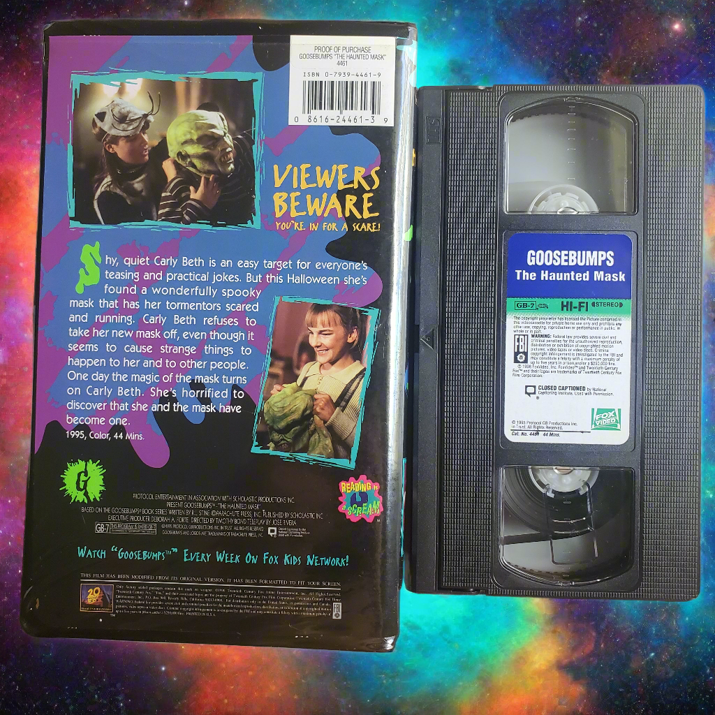 Goosebumps The Haunted Mask VHS