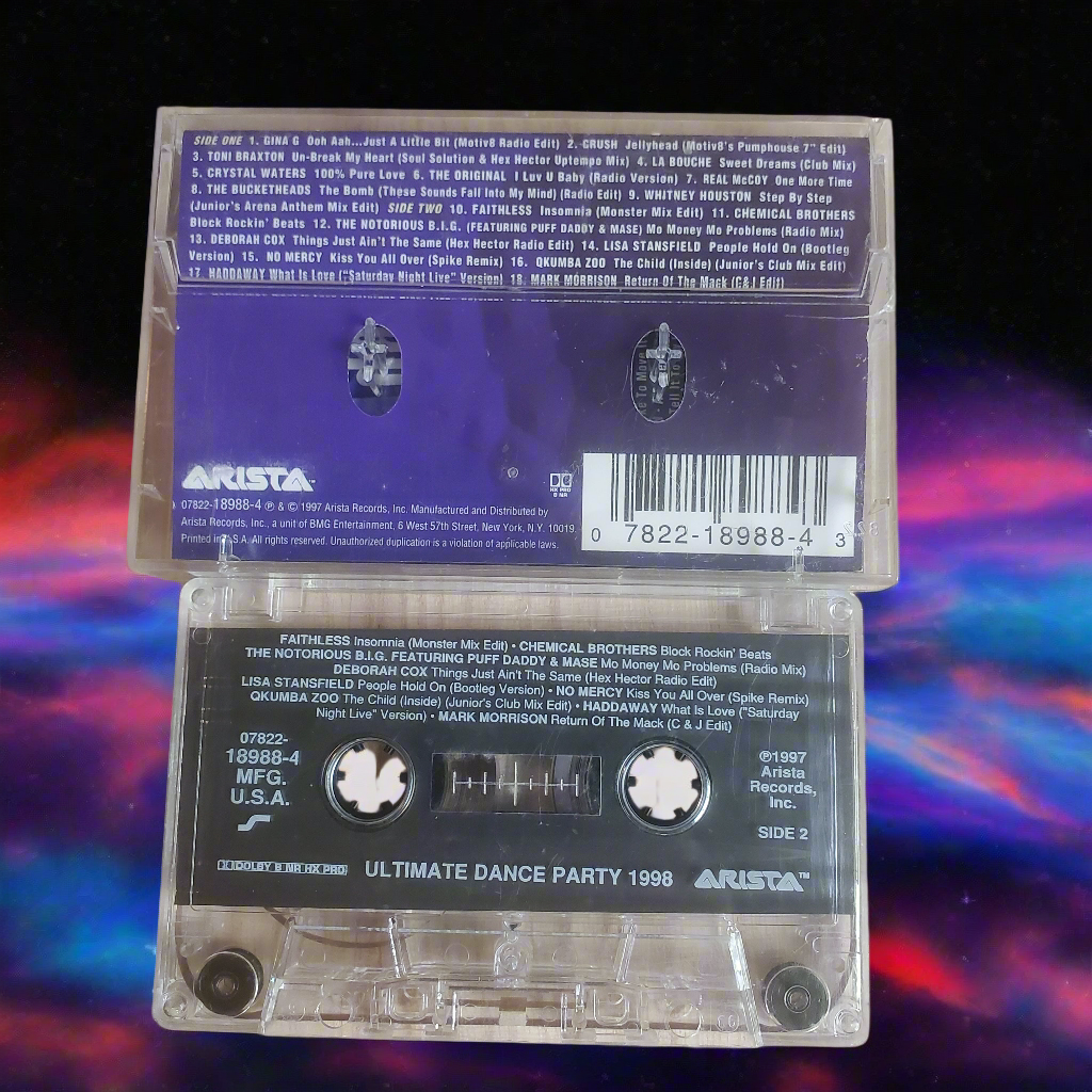Ultimate Dance Party 1998 Cassette